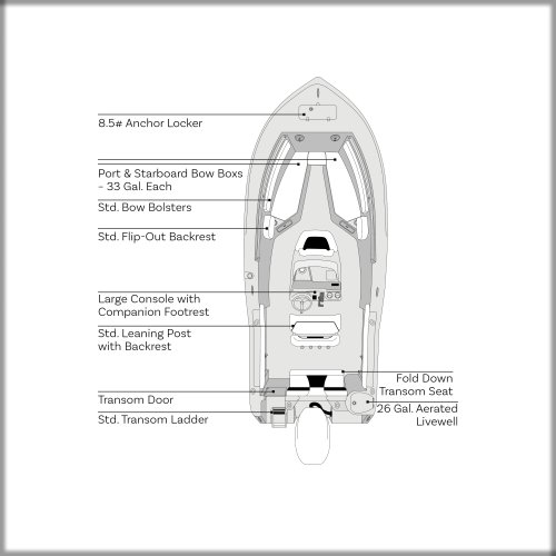 Overhead Image of Tidewater Boats 2026 CC