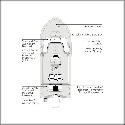 Overhead Image of Tidewater Boats 2026 CB
