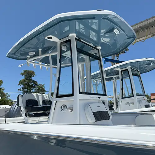 Fiberglass T-Top with Glass Enclosure image