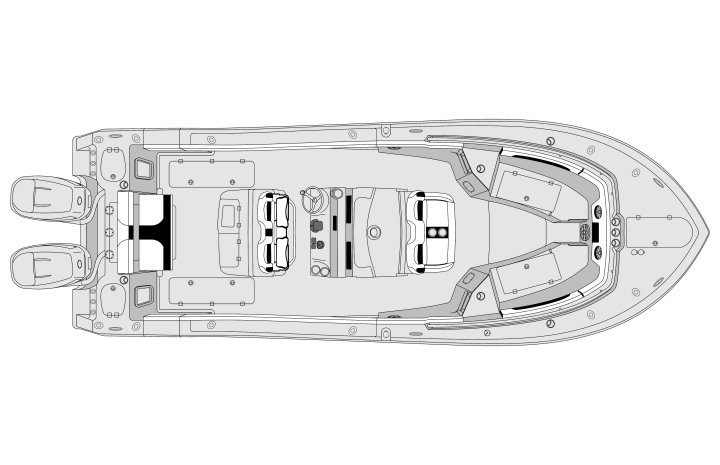 Overhead Image of Tidewater Boats 2027 CC