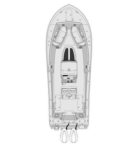 Overhead Image of Tidewater Boats 2027 CC